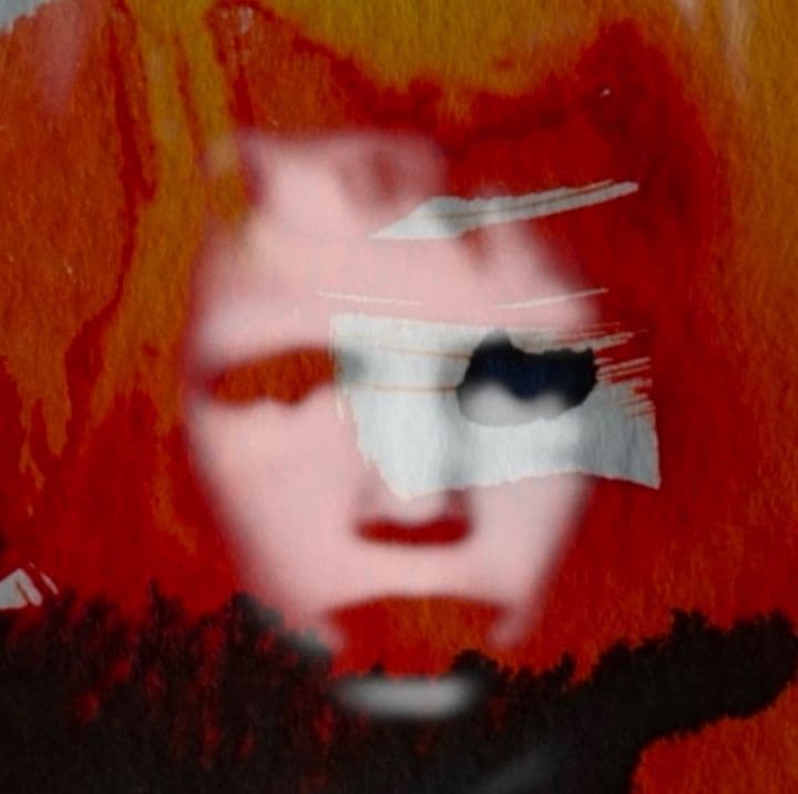 004=Un drôle d’oiseau, photo-peinture de la série Dans la famille enchantée qui sera exposée au salon_A strange bird, photo-painting from In the enchanted family series who will be exhibited at the salon.jpg
