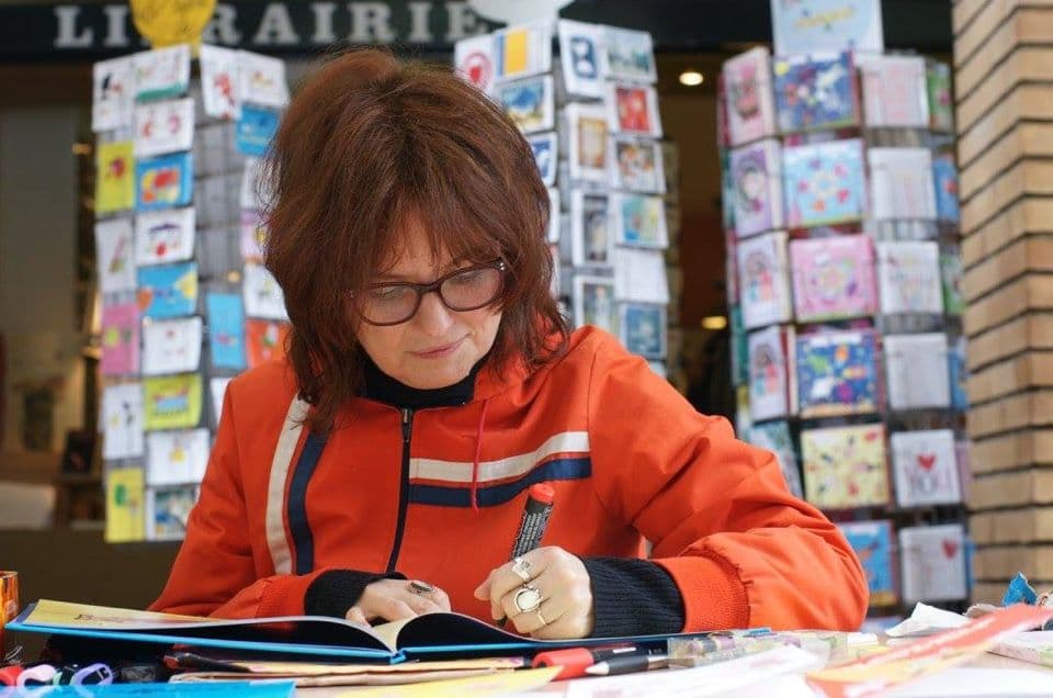 008=Dédicaces à La Terrasse des Livres, organisée par la librairie Chronique de Cachan, photographie de Pat Devil, 2015_Book signing, picture from Pat Devil, 2015.jpg