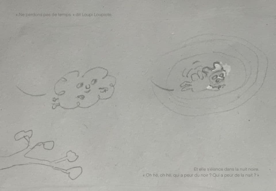 022=Loupi Loupiote, première version, crayonné, 2024_Loupi Loupiote, first version, pencil, 2024.jpg