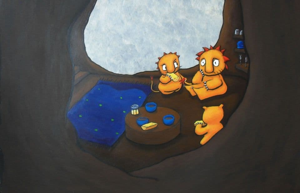 014=Moussa, dessin original, acrylique, gesso, papiers découpés et collés, pastels à l’huile, 1998_Moussa, original drawing, acrylic, gesso, cut and pasted paper, oil pastels, 1998.jpg