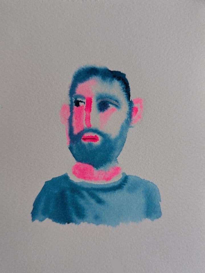 007=Barbe-Bleue, encres acryliques, petit format, 2025_Bluebeard, acrylic inks, small format, 2025.jpg