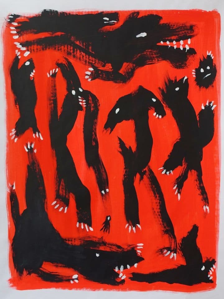 014=La baleine et son petit, peinture vinylique, 50:65cm, 2021_The whale and her calf, vinyl paint, 50:65cm, 2021.jpg