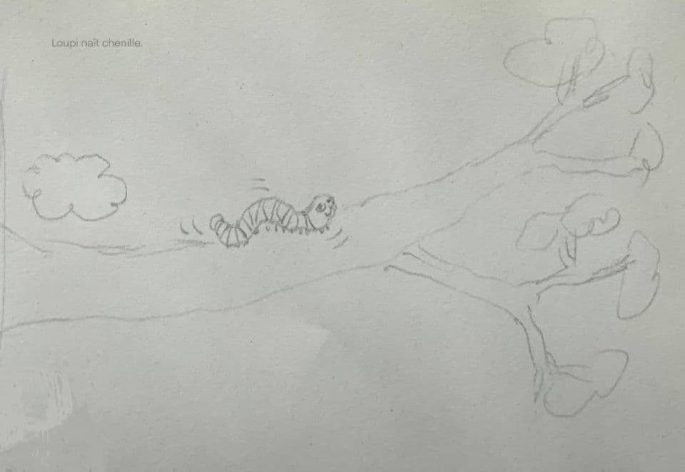 019=Loupi Loupiote, première version, crayonné, 2024_Loupi Loupiote, first version, pencil, 2024.jpg